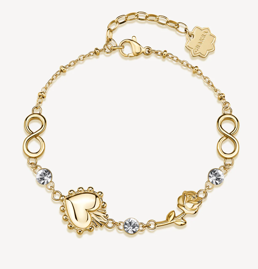 BROSWAY - BRACELET OR INFINI, COEUR, FLEUR BROSWAY - BRACELET OR INFINI, COEUR, FLEUR