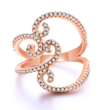 PINKALIE - BAGUE FLORA VERMEIL ROSE GOLD PINKALIE - BAGUE FLORA VERMEIL ROSE GOLD