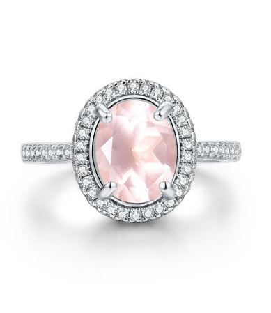 PINKALIE - BAGUE AURÉLIE QUARTZ ROSE GR:6 PINKALIE - BAGUE AURÉLIE QUARTZ ROSE GR:6