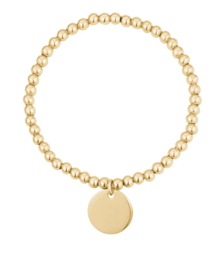ARZ STEEL - BRACELET DE PERLE DE CHARME RONDE ARZ STEEL - BRACELET DE PERLE DE CHARME RONDE