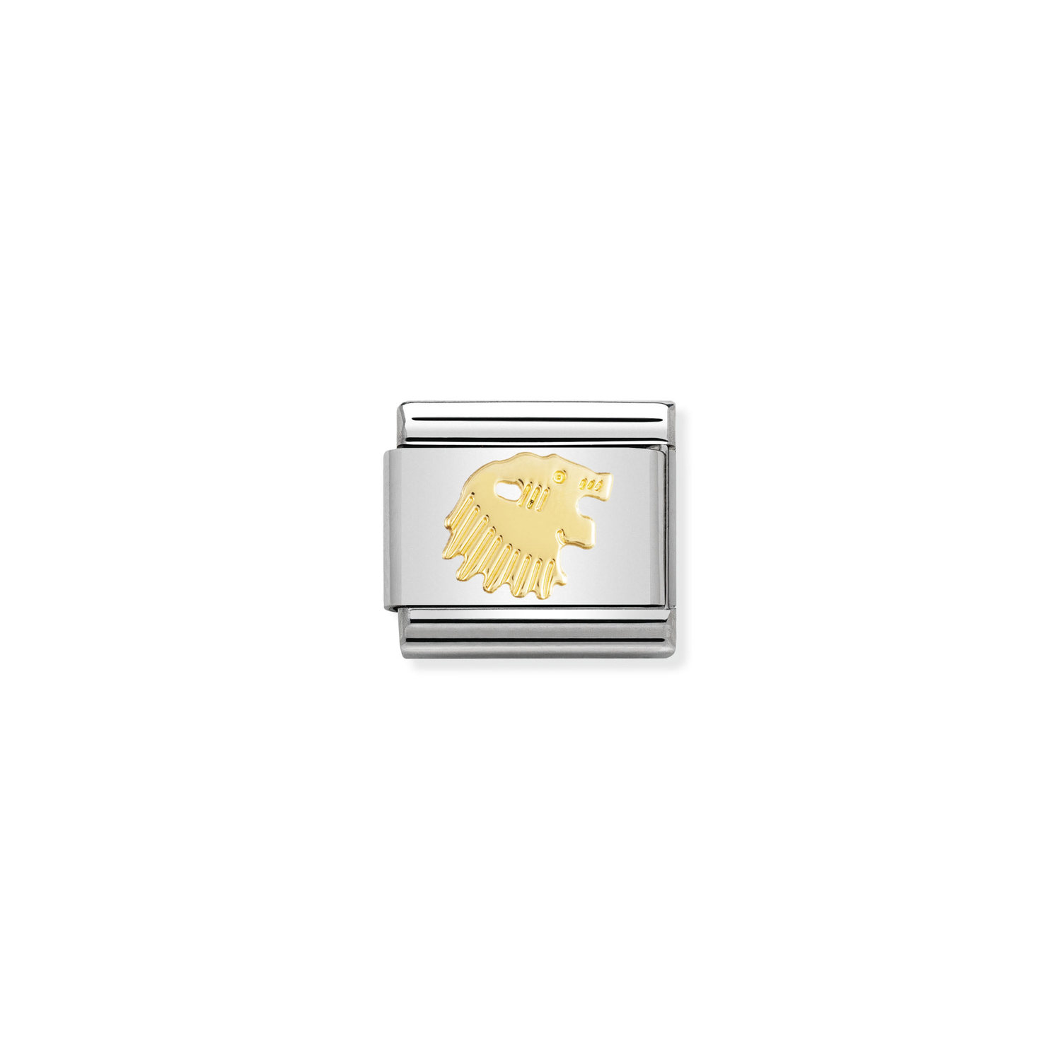 NOMINATION - MAILLE EN STAINLESS AVEC ÉMAIL EN OR 18K - LEO NOMINATION - MAILLE EN STAINLESS AVEC ÉMAIL EN OR 18K - LEO