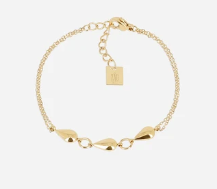 ZAG - BRACELET DOUBLE ET GOUTTE ZAG - BRACELET DOUBLE ET GOUTTE