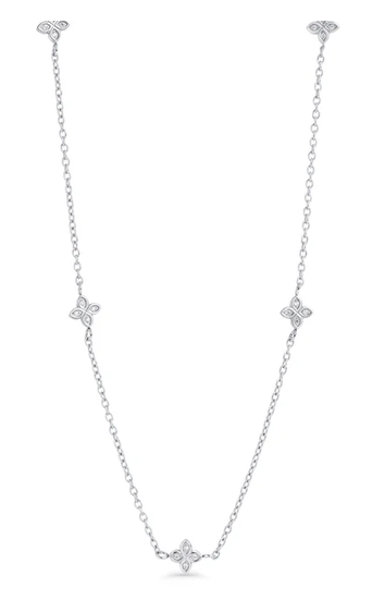MIA - CHAINE ARGENT FLEUR CZ MIA - CHAINE ARGENT FLEUR CZ
