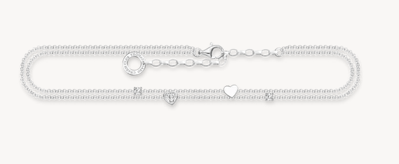 THOMAS SABO - CHAINE DE CHEVILLE AVEC COEUR THOMAS SABO - CHAINE DE CHEVILLE AVEC COEUR