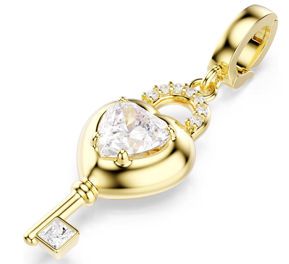 SWAROVSKI - PENDENTIF CHARM IDYLLIA CLÉ AVEC COEUR SWAROVSKI - PENDENTIF CHARM IDYLLIA CLÉ AVEC COEUR