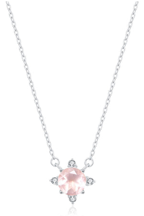PINKALIE - COLLIER QUARTZ ROSE PINKALIE - COLLIER QUARTZ ROSE