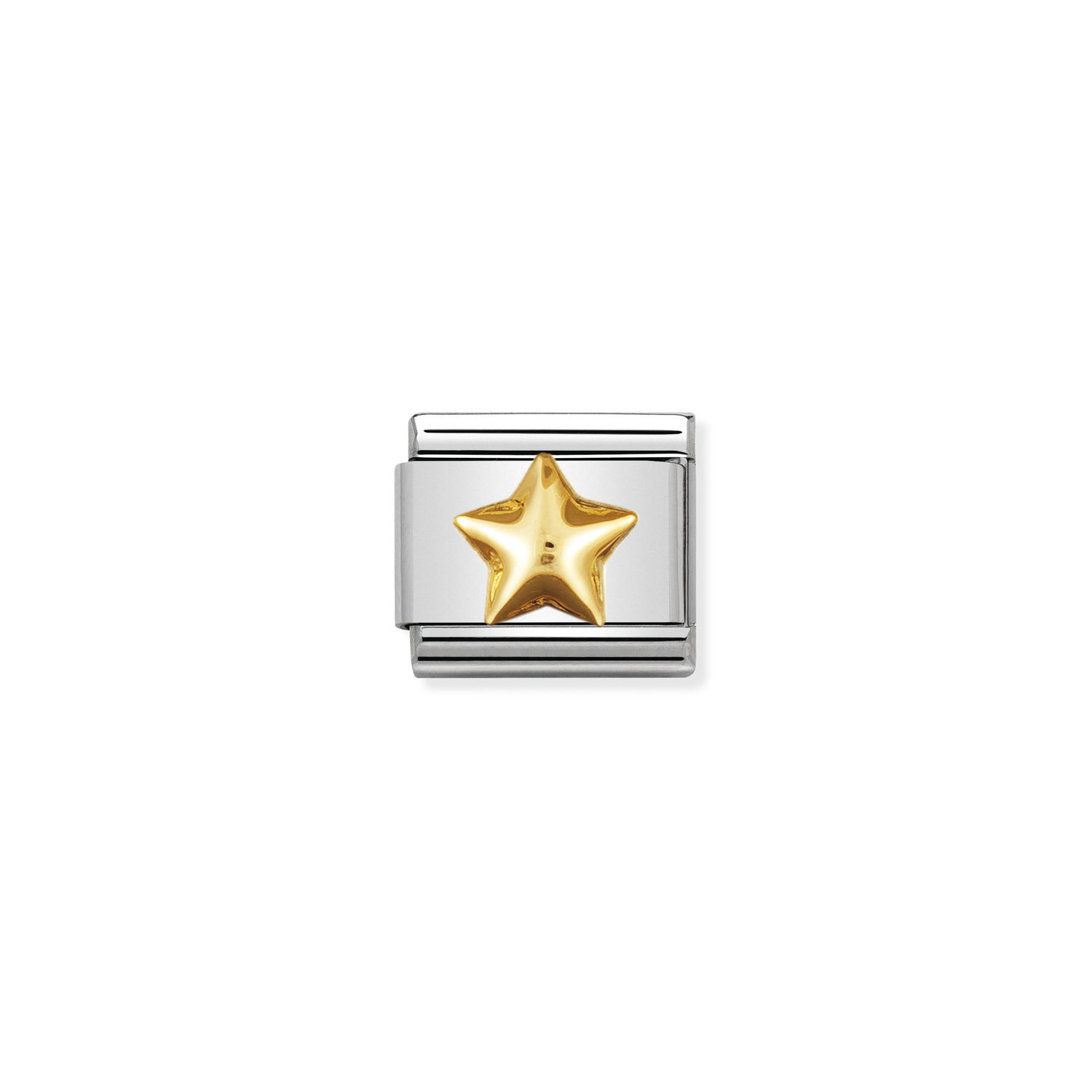 NOMINATION - MAILLE EN STAINLESS AVEC ÉMAIL EN OR 18K - ÉTOILE NOMINATION - MAILLE EN STAINLESS AVEC ÉMAIL EN OR 18K - ÉTOILE