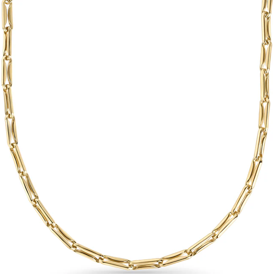 MIA - CHAINE DORÉ MAILLE TROMBONNE MIA - CHAINE DORÉ MAILLE TROMBONNE