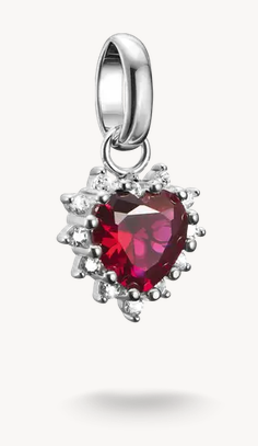THOMAS SABO - PENDENTIF CHARM COEUR ROUGE THOMAS SABO - PENDENTIF CHARM COEUR ROUGE