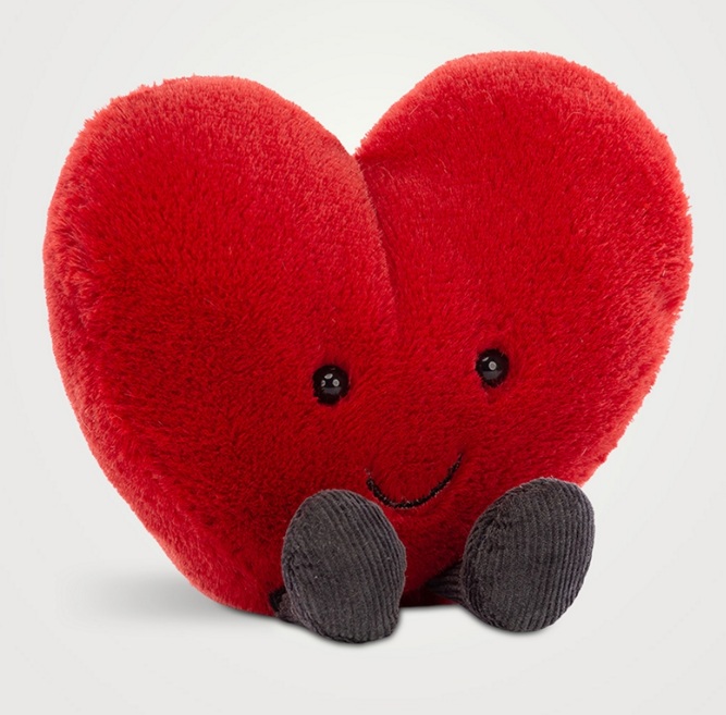JELLYCAT - AMUSEABLE RED HAERT