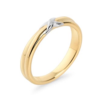 MIA - BAGUE ARGENT ET OR GR:7