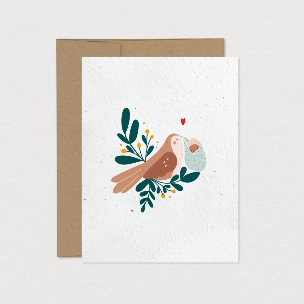 CARTE ENSEMENCÉE - PETIT PAQUET D'AMOUR