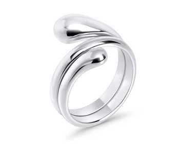 MIA - BAGUE ARGENT GR:8