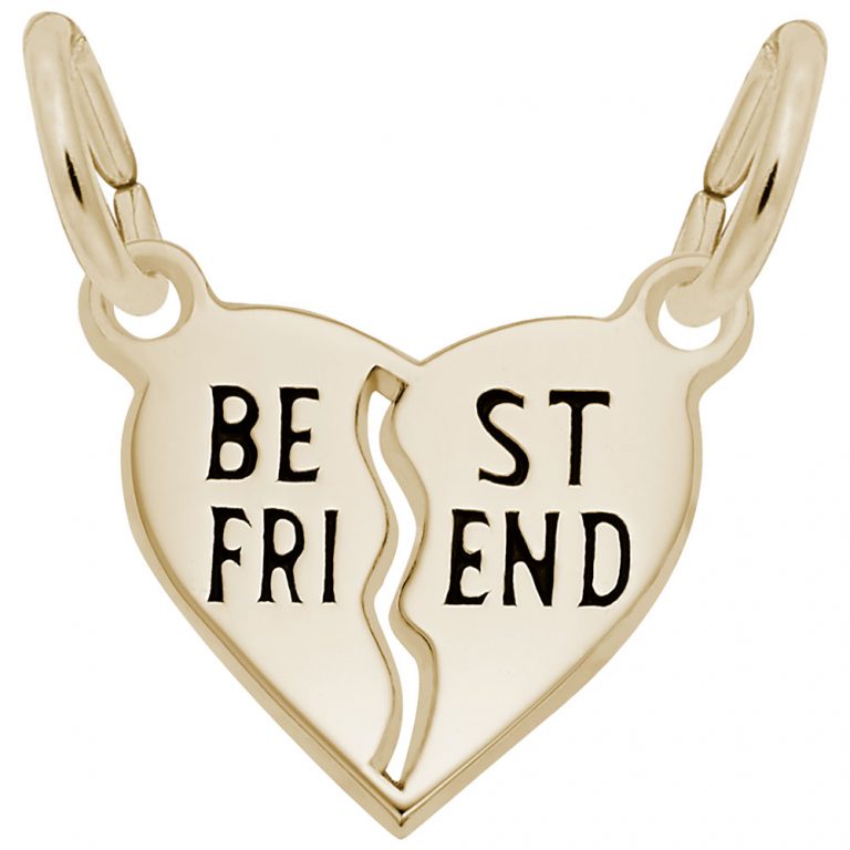 PENDENTIF COEUR BEST FRIEND