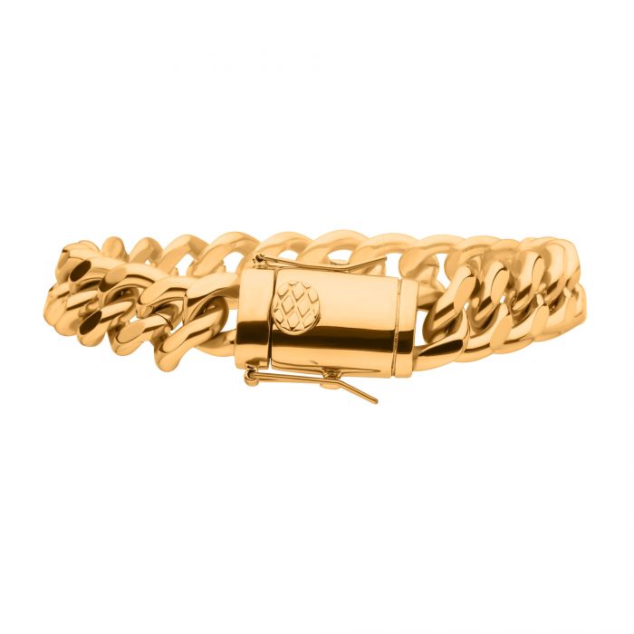 BRACELET MAILLE GOURMETTE - INOX