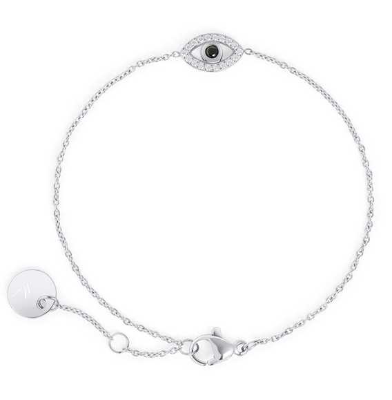 MIA - BRACELET ARGENT AVEC OEIL