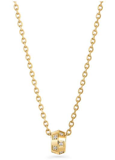 MIA - BRACELET CHAINE OR AVEC MÉDAILLON