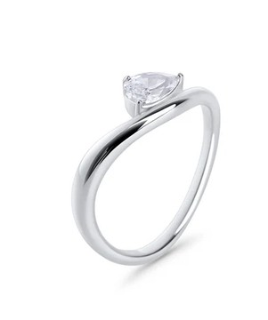 MIA - BAGUE ARGENT GR:8