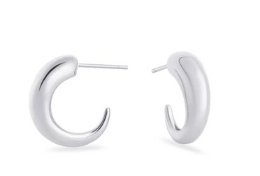 MIA - BOUCLES D'OREILLES CRÉOLES ARGENT