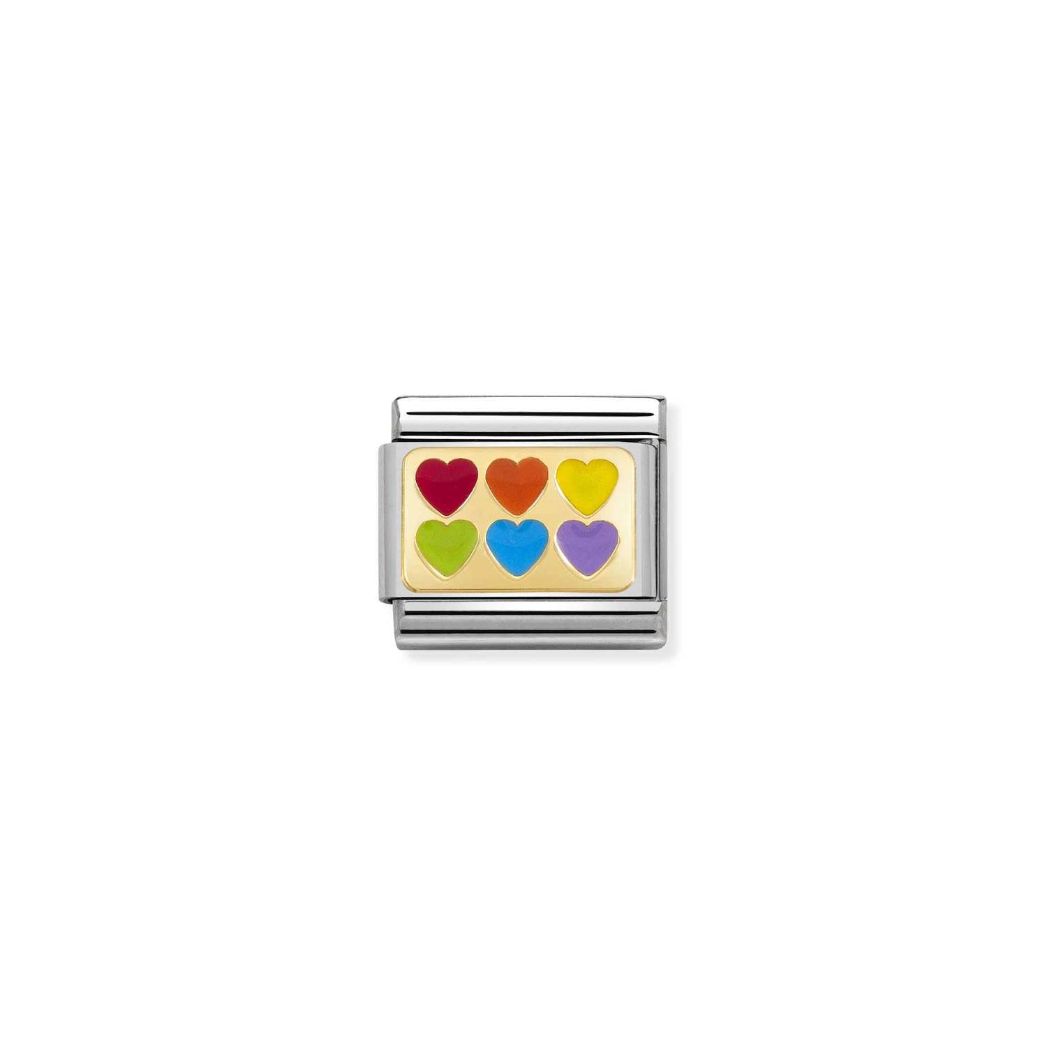 NOMINATION - COEURS ARC-EN-CIEL 18K