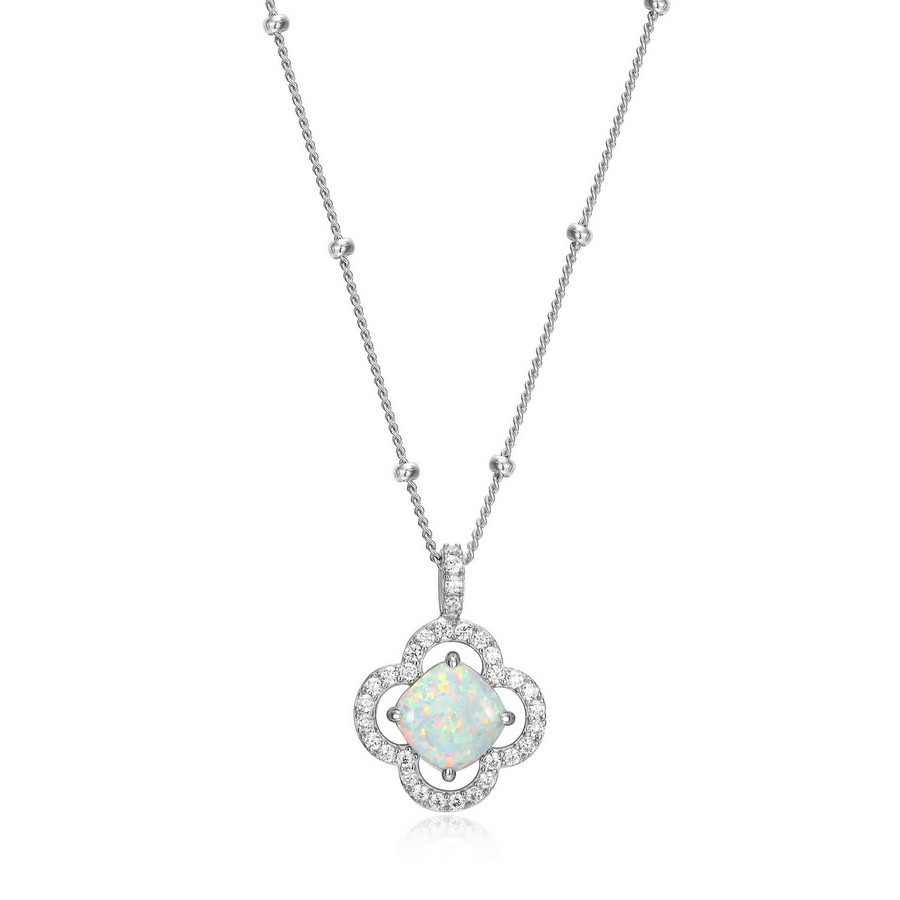 CHARLES GARNIER - COLLIER OPALE ZIRCON