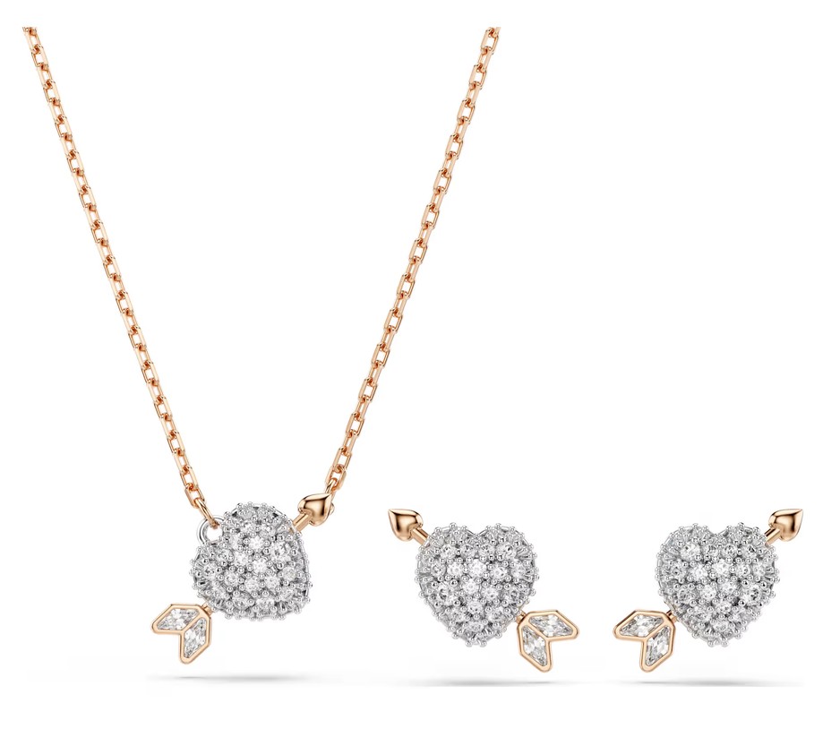 SWAROVSKI - ENSEMBLE COLLIER ET BOUCLES D
