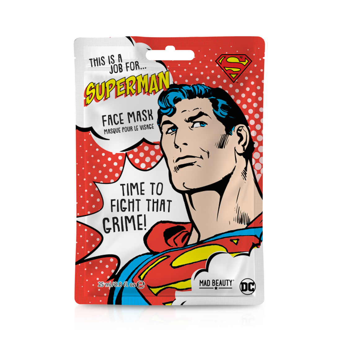 MAD BEAUTY - DC SUPERMAN MASQUE POUR LE VISAGE