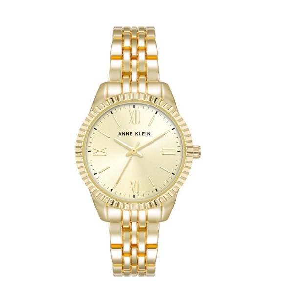 ANNE KLEIN - MONTRE DORÉ