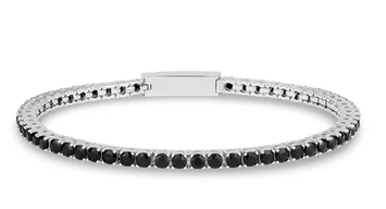 ARZ STEEL - BRACELET NOIR CZ STEEL