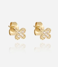 ZAG - STUD FLEUR OR