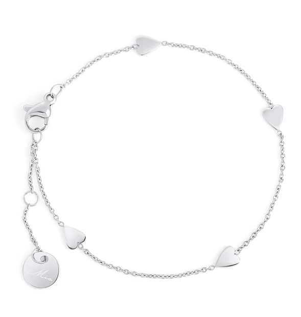 MIA - BRACELET ARGENT COEUR