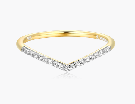 MONTE LUNA - BAGUE OR DIAMANT LABO GR:7