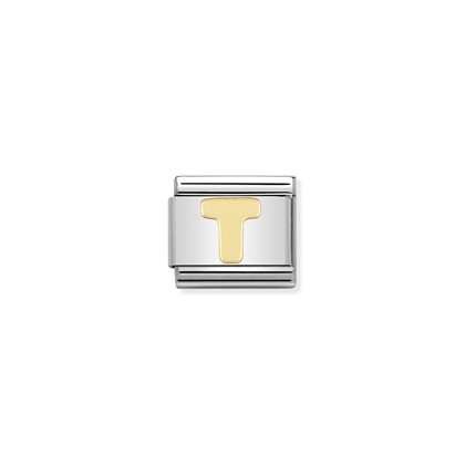 NOMINATION - STAINLESS ET OR 18K CHIFFRE 1