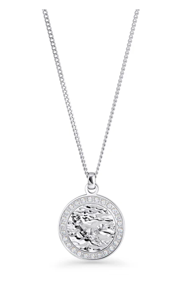 MIA - CHAINE ARGENT AVEC MÉDAILLON CZ