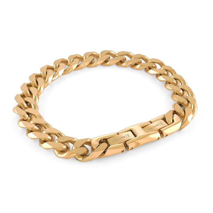 BRACELET À MAILLE GOURMETTE BROSSÉ - ITALGEM