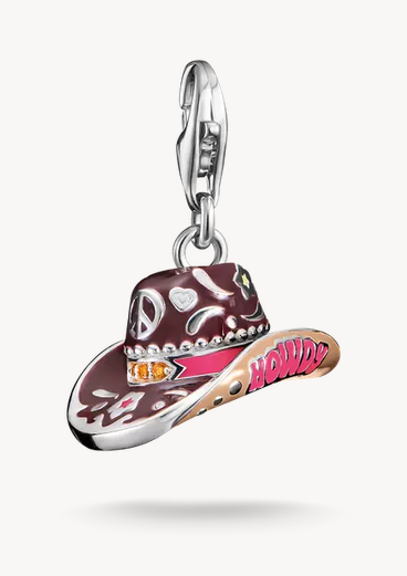 THOMAS SABO - PENDENTIF CHARM EN ARGENT CHPEAU DE COWBOY
