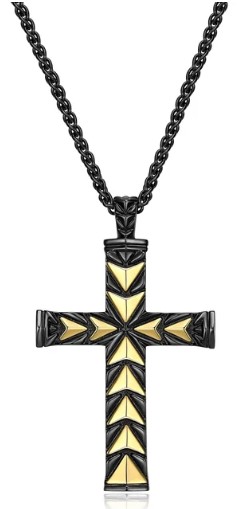 ETHOS - CHAINE ARGENT 9.25 CROIX 24PO