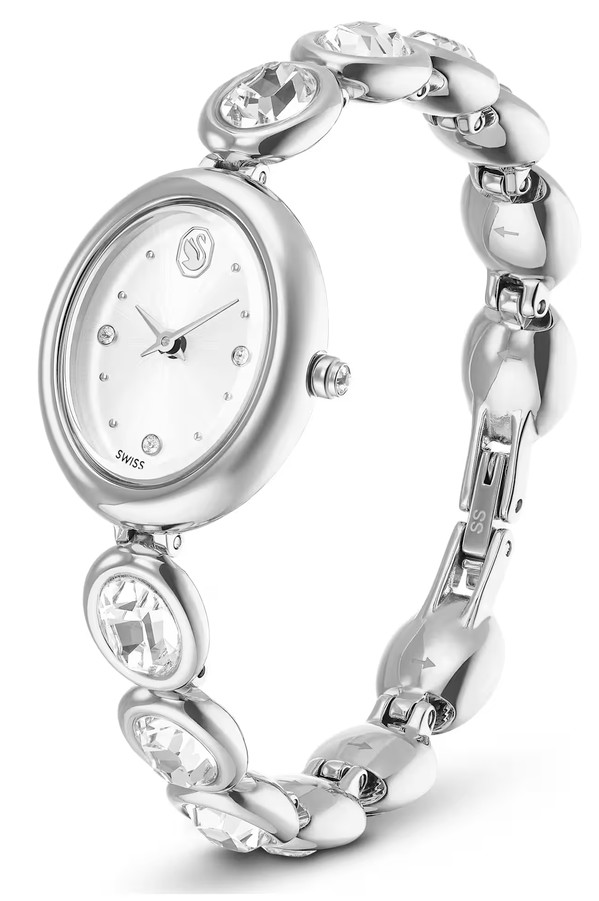 SWAROVSKI - MONTRE OVALE EN CHAIRE