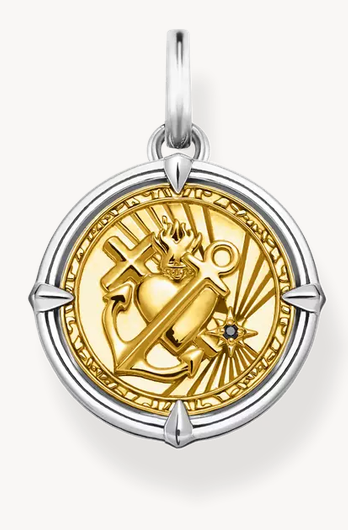 THOMAS SABO - PENDENTIF CHARM FOI, AMOUR, ESPOIR