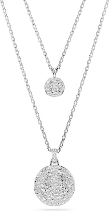 SWAROVSKI - PENDENTIF MULTIPLE SUBLIMA BLANC, MÉTAL RHODIÉ