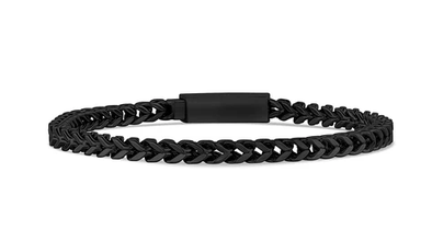 ARZ STEEL - BRACELET NOIR GRANDEUR:8