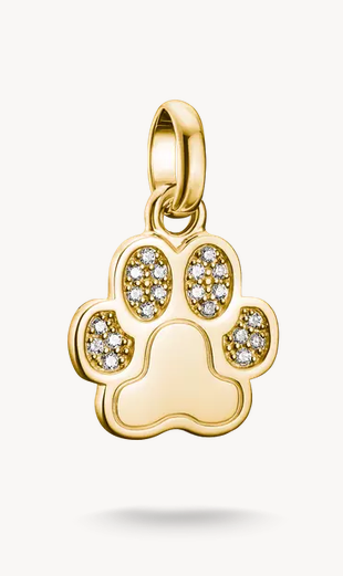 THOMAS SABO - PENDENTIF CHARM PATTE OR