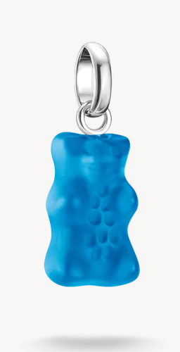 THOMAS SABO - PENDENTIF CHARM OURS BLEU
