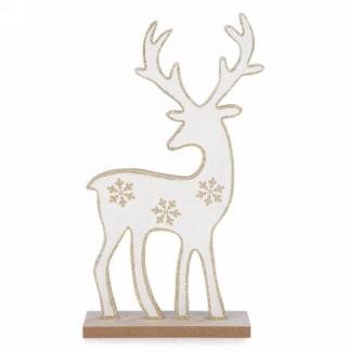 DÉCOR CERF À MOTIF DORÉ 