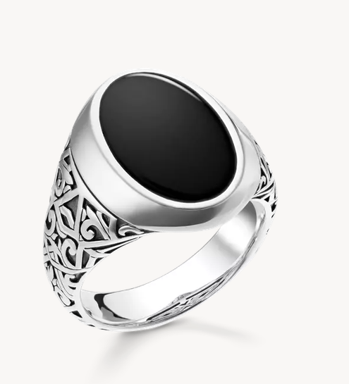 THOMAS SABO - BAGUE NOIR 