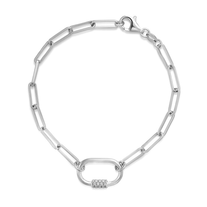 BRACELET DE MAILLONS DE TROMBONE BOULON - MISS MIMI