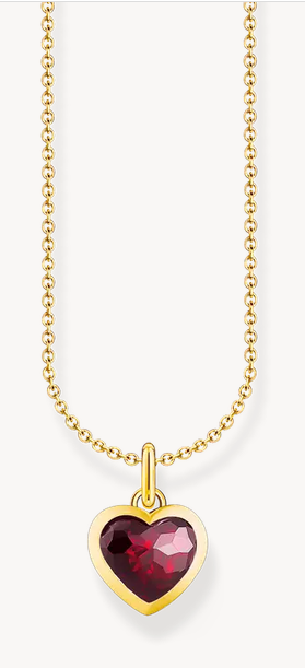 THOMAS SABO - CHAINE COEUR ROUGE