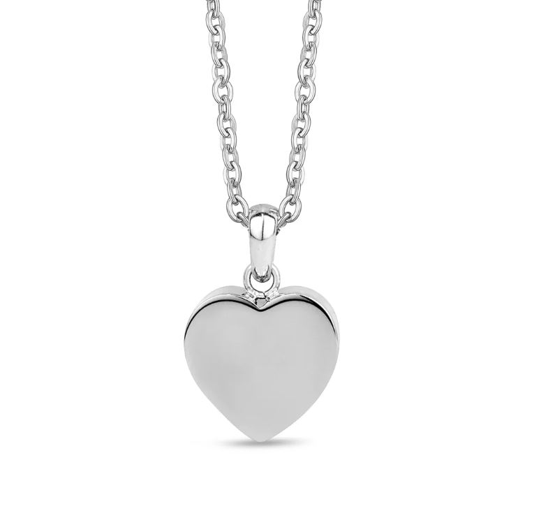 ARZ STEEL - COEUR PENDENTIF FUNÉRAIRE