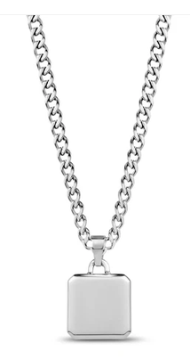 ARZ STEEL - PENDENTIF CARRÉ
