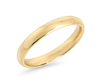 MIA - BAGUE JONC DORÉ GR:6